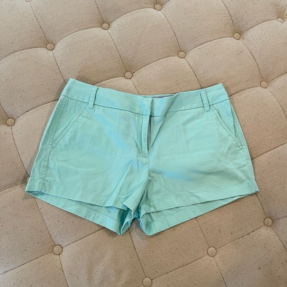 Jcrew women’s chino aqua shorts